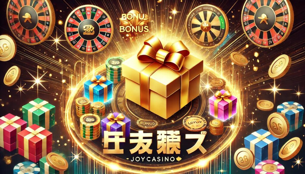 Joycasinoカジノのボーナスとロイヤルティプログラム