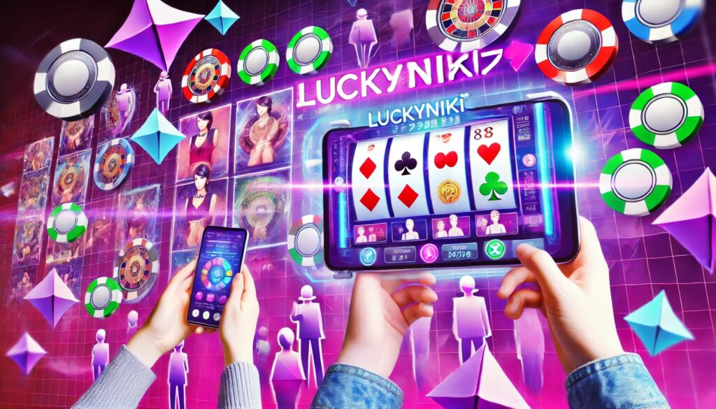 LuckyNikiオンラインカジノのモバイルゲーム